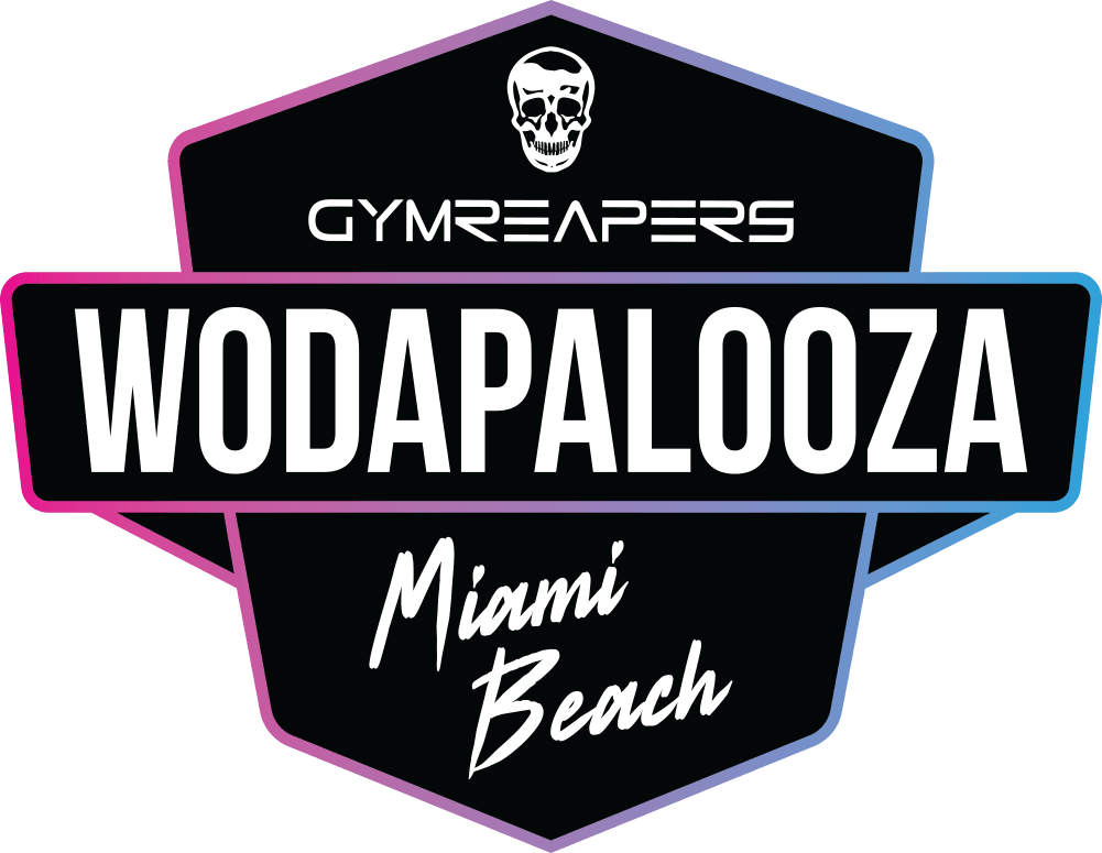 Logotipo de Gymreapers Wodapalooza Miami Beach